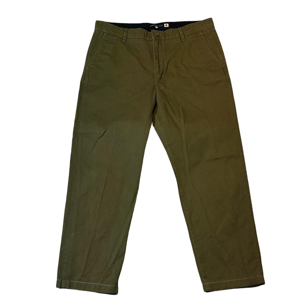 Levi’s made & crafted mens 36x28 olive green classic fit chino pants EUC